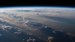 从太空中拍摄的地球表面照片.